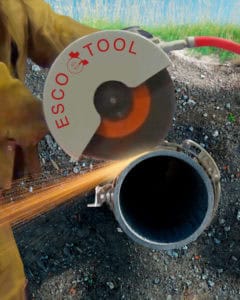 Pipe Saw Air-powered saw cut boiler panels, tube, pipe, tanks, sheets and cylindrical structures