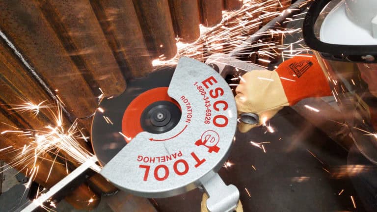 Pipe Saw Air-powered saw cut boiler panels, tube, pipe, tanks, sheets and cylindrical structures