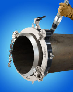 Esco Clamshell Split Frame Pipe Cutting Machine