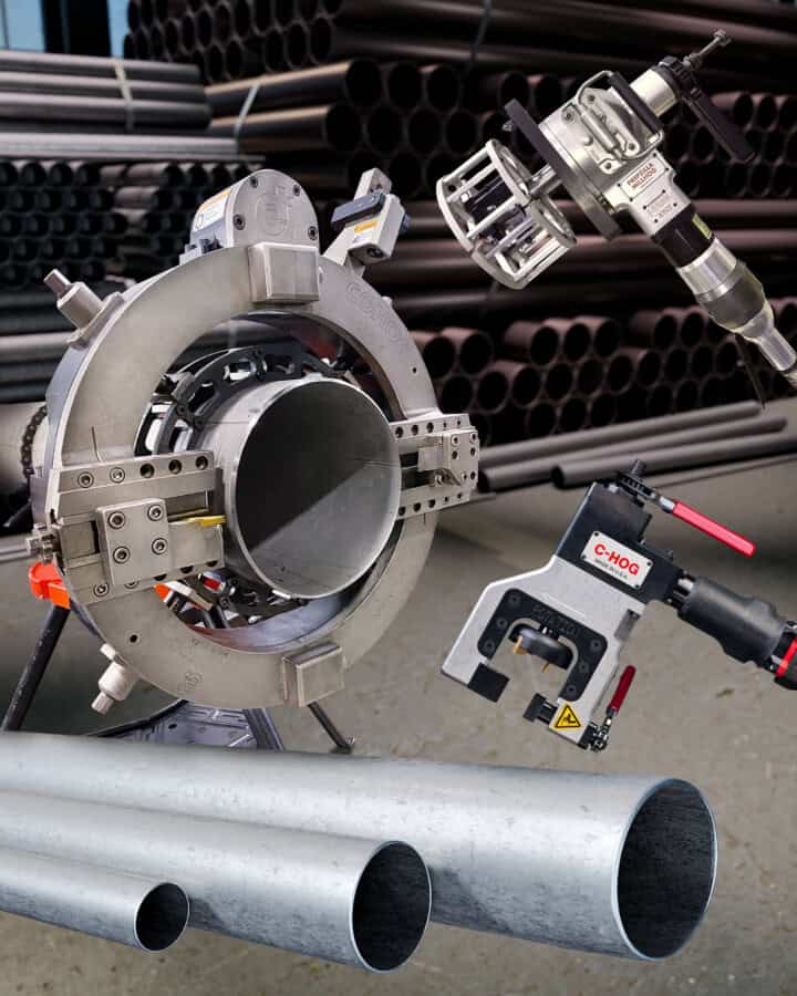 PIPE BEVELING TOOLS PREP THIN-WALL PIPE AND TUBE FOR WELDING