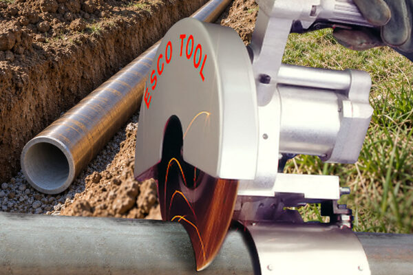 SAW FOR CONCRETE LINED PIPE MAKES SMOOTH, ACCURATE & CLEAN CUTS